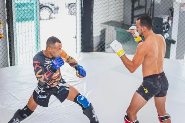 martial arts fighters combat sports arena